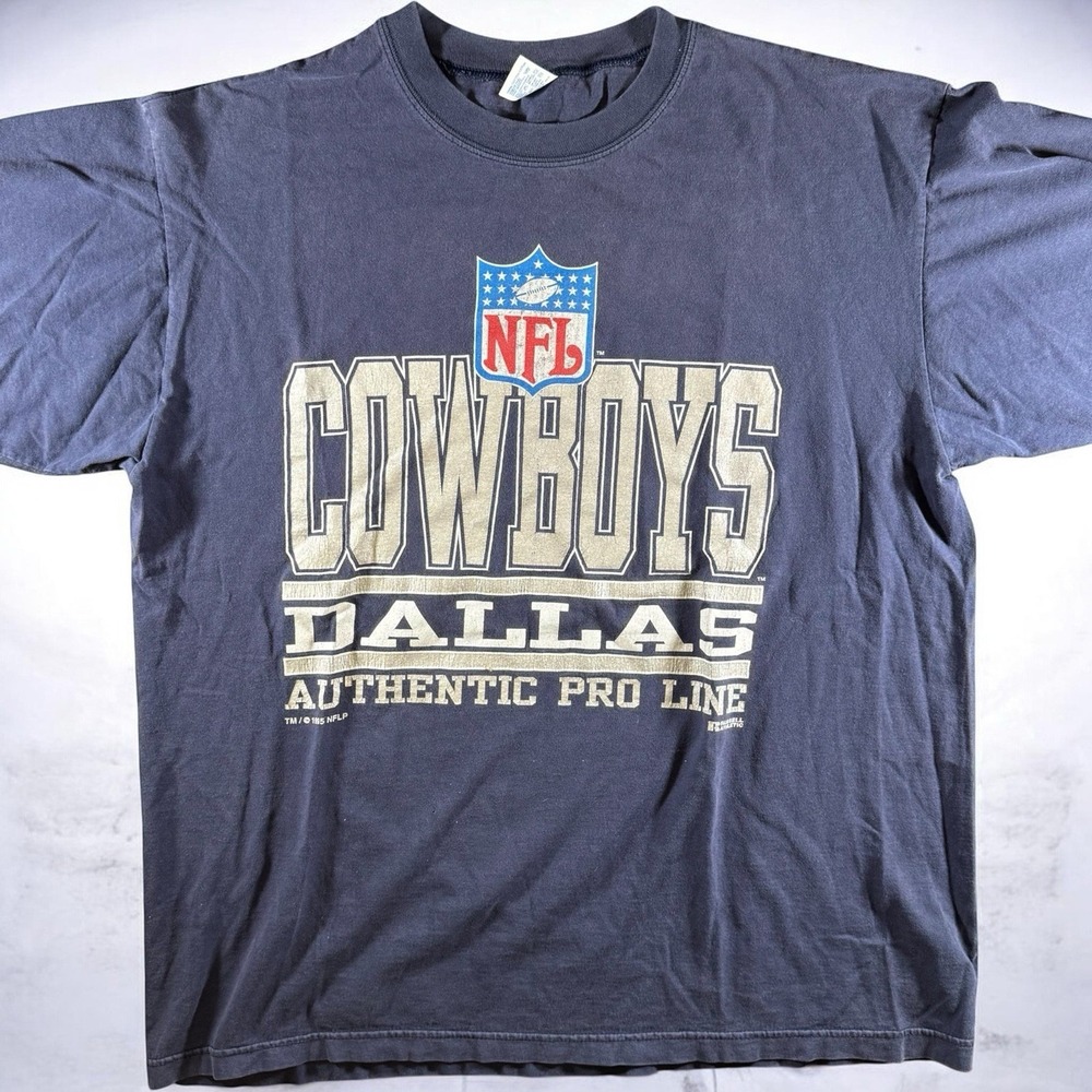 Vintage 1995 Dallas Cowboys T-Shirt Mens XL Russell Athletic NFL Pro Line USA
